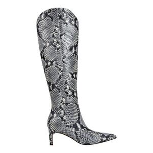 Marc Fisher Snake Skin Heel Boot